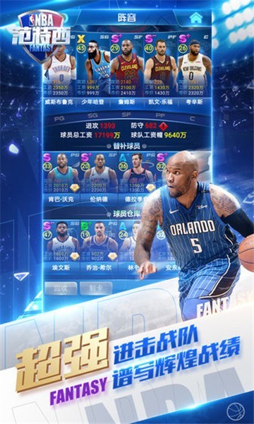 NBA范特西腾讯版截图2