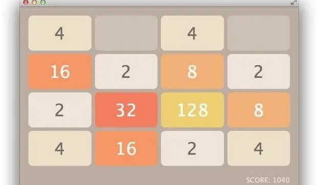 2048合成游戏